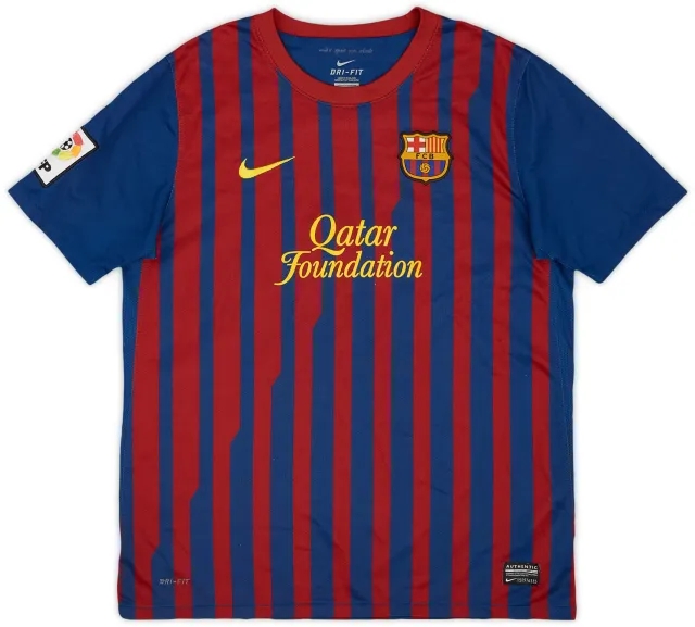 Nike 2011-12 Barcelona Home Shirt - 8/10 - (XL.Boys)