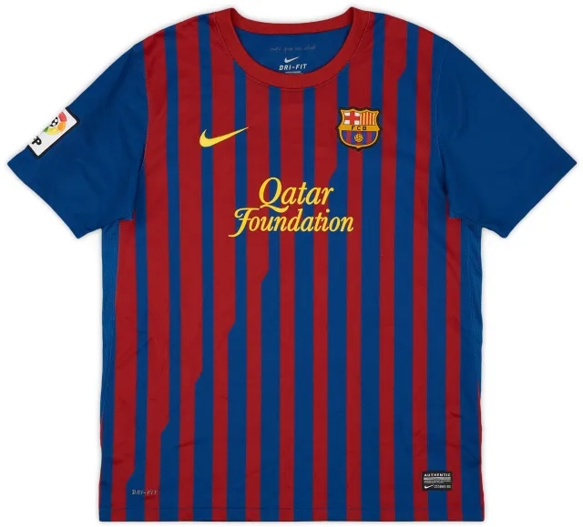 Nike 2011-12 Barcelona Home Shirt - 8/10 - (XL.Boys)