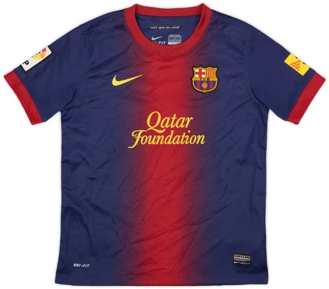Nike 2012-13 Barcelona Home Shirt - 8/10 - (M.Boys)