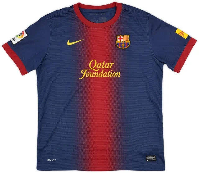 Nike 2012-13 Barcelona Home Shirt - 8/10 - (XL.Boys)