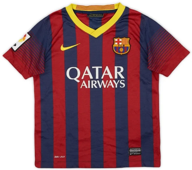 Nike 2013-14 Barcelona Home Shirt - 5/10 - (S.Boys)