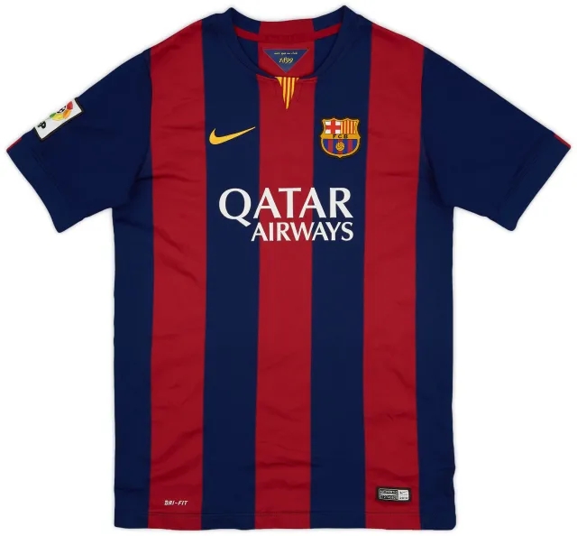 Nike 2014-15 Barcelona Home Shirt - 9/10 - (XL.Boys)