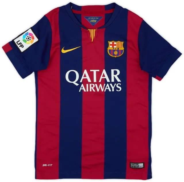 Nike 2014-15 Barcelona Home Shirt - 9/10 - (S.Boys)