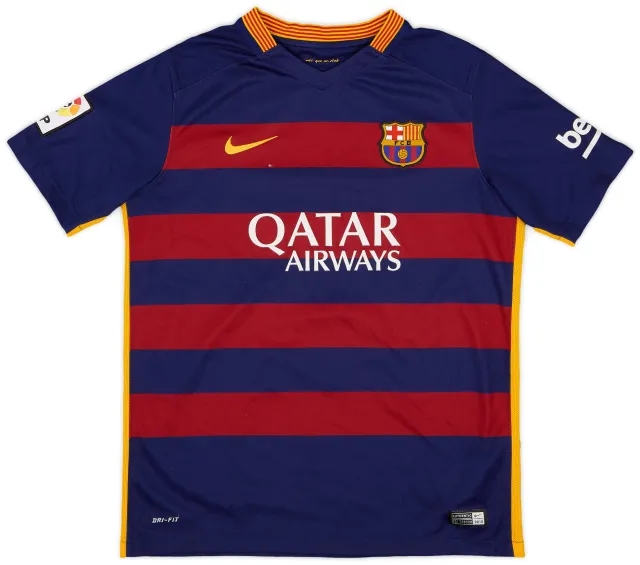 Nike 2015-16 Barcelona Home Shirt - 6/10 - (XL.Boys)