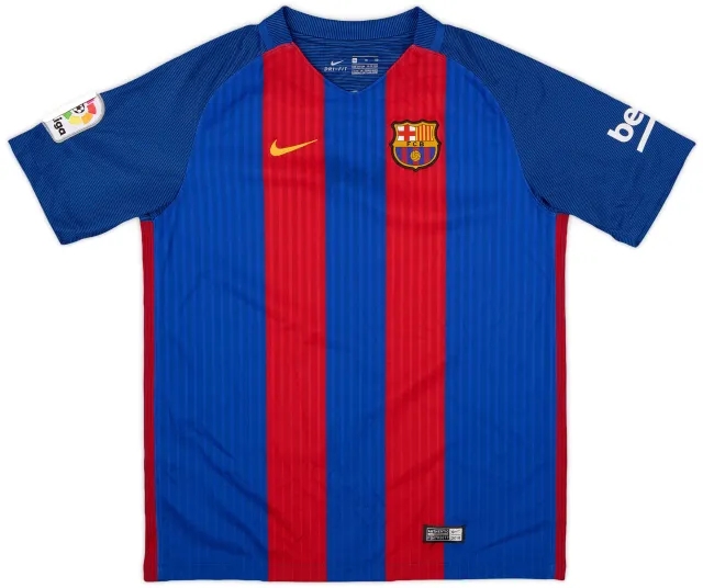 Nike 2016-17 Barcelona Home Shirt - 9/10 - (XL.Boys)
