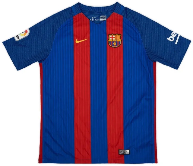 Nike 2016-17 Barcelona Home Shirt - 9/10 - (XL.Boys)