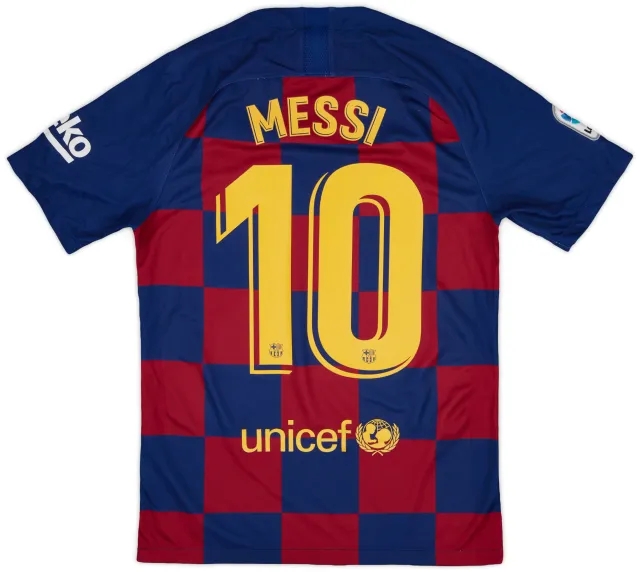 Nike 2019-20 Barcelona Home Shirt Messi #10 - 7/10 - (S)
