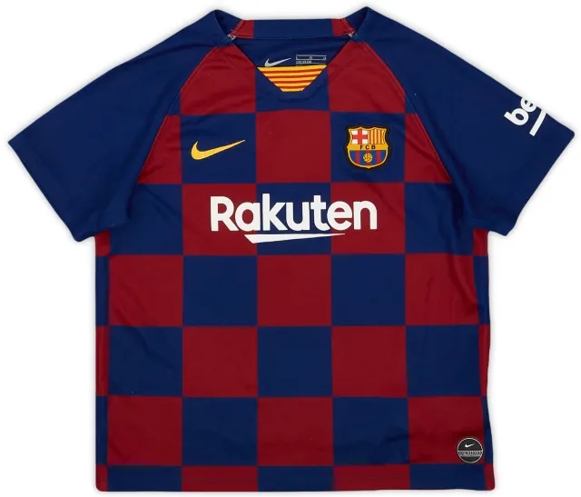 Nike 2019-20 Barcelona Home Shirt - 8/10 - (6-7 Years)