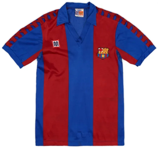 Meyba 1984-89 Barcelona Home Shirt - 8/10 - (S)