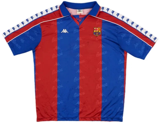 Kappa 1992-95 Barcelona Home Shirt - 7/10 - (XL)