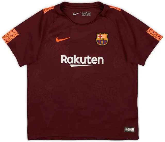 Nike 2017-18 Barcelona Third Shirt - 9/10 - (6-7 Years)