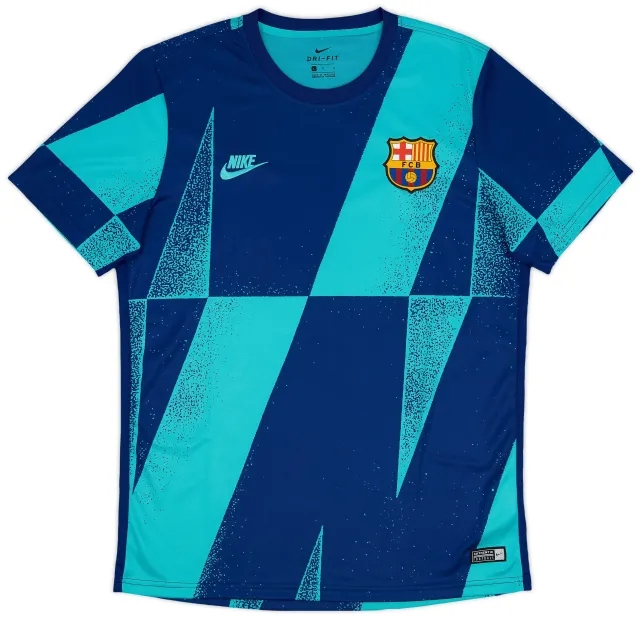 2019-20 Barcelona Nike Training Shirt - 9/10 - (L)
