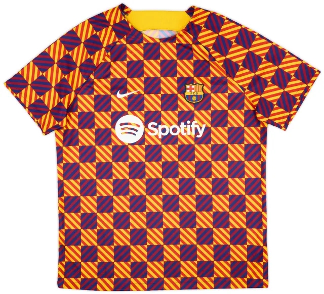 2022-23 Barcelona Nike Pre-Match Training Shirt - 10/10 - (XL)