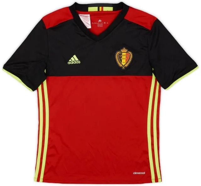 adidas 2016-17 Belgium Home Shirt - 8/10 - (M.Boys)