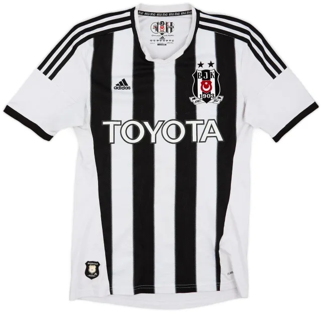 adidas 2013-14 Besiktas Home Shirt - 5/10 - (M)