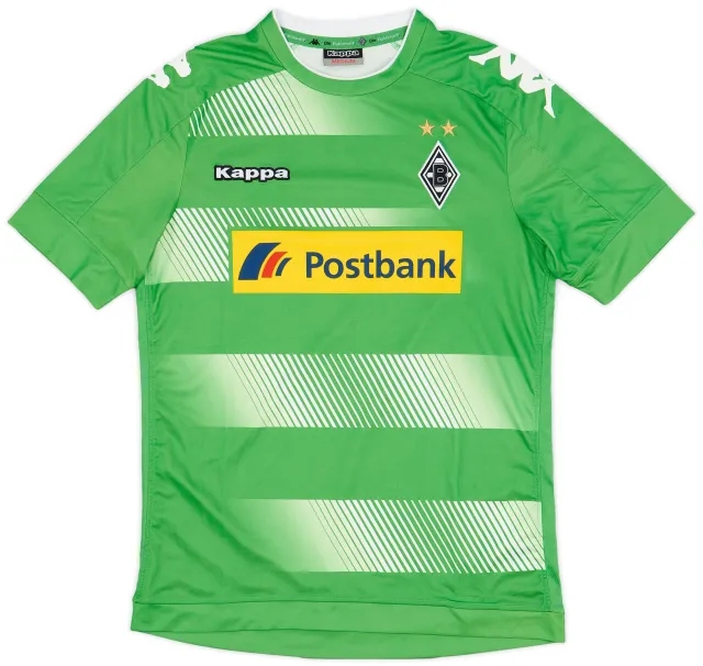 Kappa 2017-18 Borussia Monchengladbach Away Shirt - 7/10 - (M)