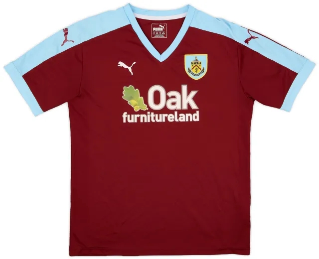 Puma 2015-16 Burnley Home Shirt - 8/10 - (XL.Boys)