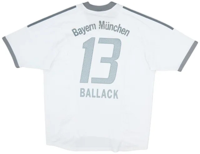 adidas 2002-03 Bayern Munich Away Shirt Ballack #13 - 5/10 - (XL)