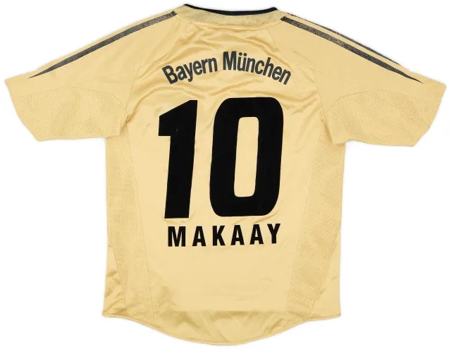adidas 2004-05 Bayern Munich Away Shirt Makaay #10 - 7/10 - (L.Boys)
