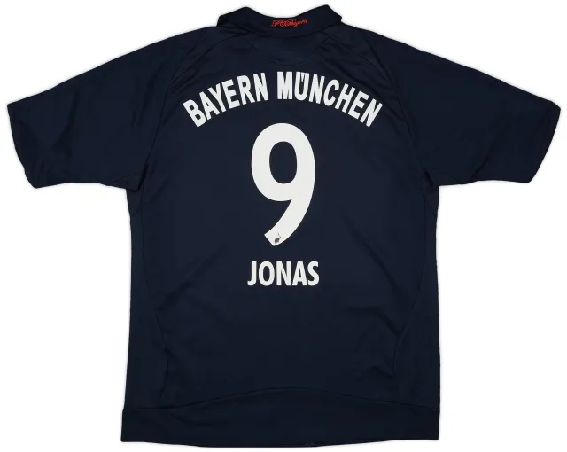 adidas 2008-09 Bayern Munich Away Shirt Jonas #9 - 6/10 - (XL.Boys)