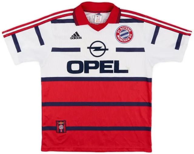 adidas 1998-00 Bayern Munich Away Shirt - 7/10 - (XL.Boys)