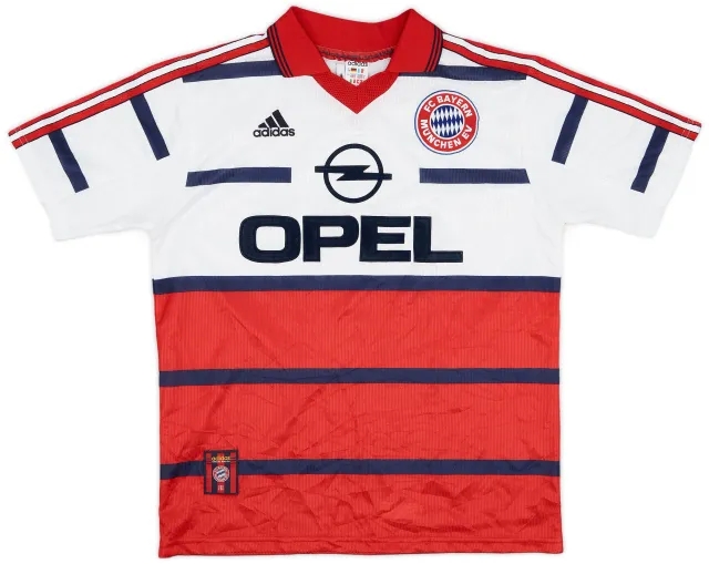 adidas 1998-00 Bayern Munich Away Shirt - 9/10 - (XL.Boys)