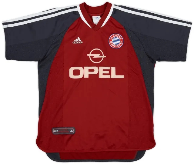 adidas 2001-02 Bayern Munich Home Shirt - 7/10 - (XL.Boys)