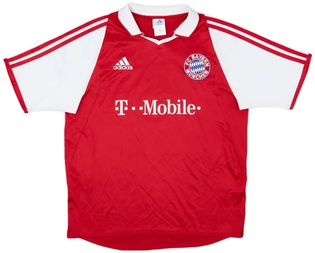 adidas 2003-04 Bayern Munich Home Shirt - 8/10 - (XL.Boys)
