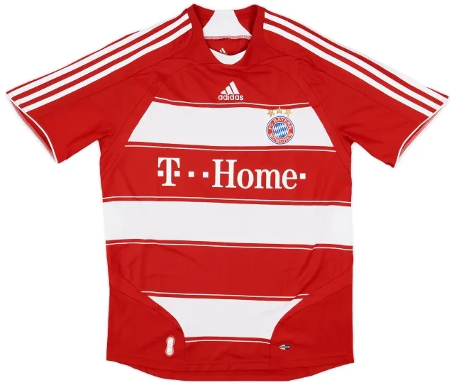 adidas 2007-08 Bayern Munich Home Shirt - 6/10 - (L)