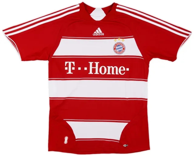 adidas 2007-08 Bayern Munich Home Shirt - 8/10 - (XL.Boys)