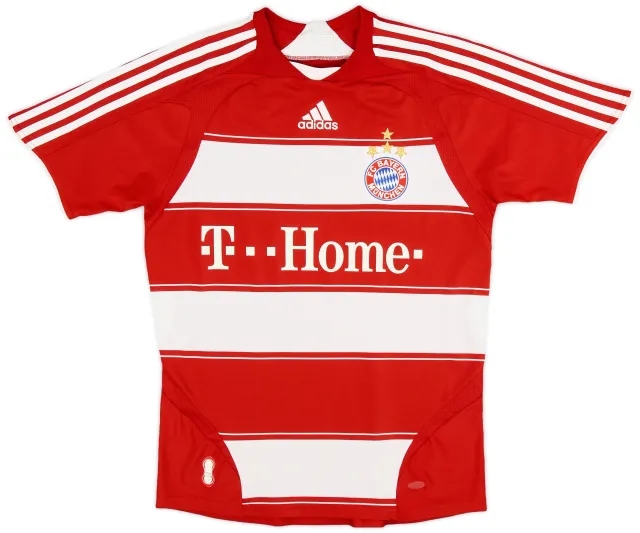 adidas 2008-09 Bayern Munich Home Shirt - 7/10 - (L.Boys)