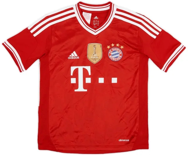 adidas 2013-14 Bayern Munich Home Shirt - 8/10 - (S.Boys)