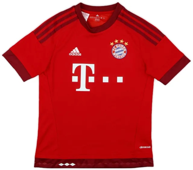 adidas 2015-16 Bayern Munich Home Shirt - 10/10 - (M.Boys)