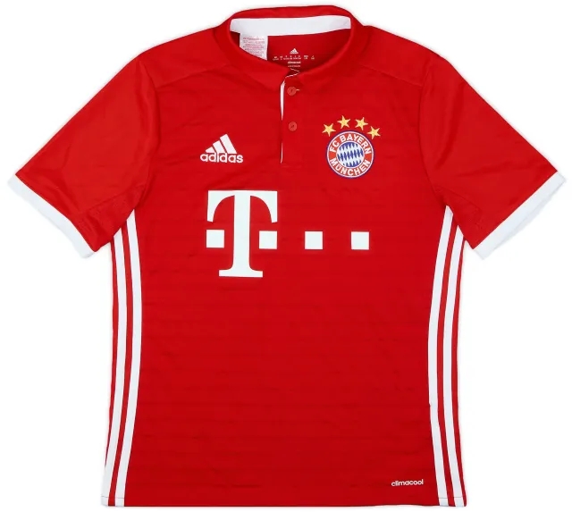 adidas 2016-17 Bayern Munich Home Shirt - 8/10 - (L.Boys)