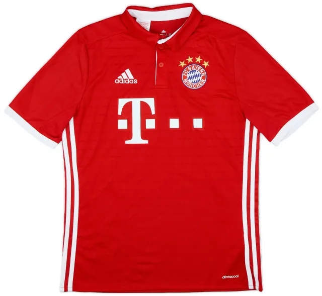 adidas 2016-17 Bayern Munich Home Shirt - 8/10 - (XL.Boys)