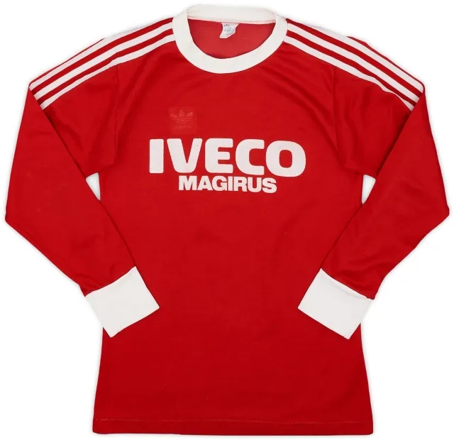 adidas Originals 1978-79 Bayern Munich Home L/S Shirt #11 - 5/10 - (S)