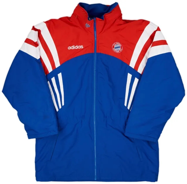 1996-97 Bayern Munich adidas Hooded Rain Jacket - 8/10 - (L/XL)