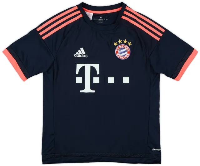 adidas 2015-16 Bayern Munich Third Shirt - 8/10 - (L.Boys)