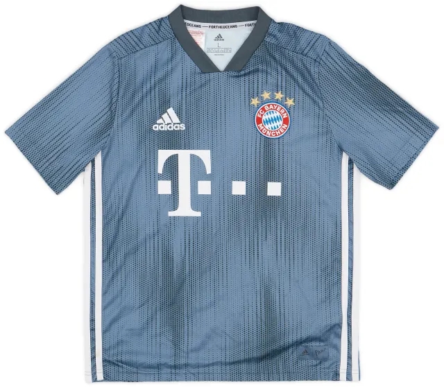 adidas 2018-19 Bayern Munich Third Shirt - 7/10 - (L.Boys)