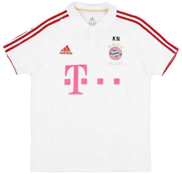 adidas 2011-12 Bayern Munich Staff Issue Polo Shirt 'KN' - 6/10 - (L)