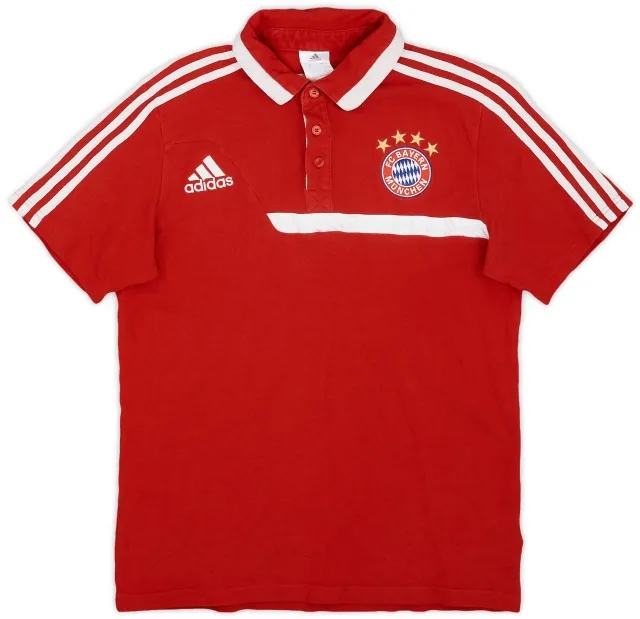 2013-14 Bayern Munich adidas Polo Shirt - 8/10 - (M)