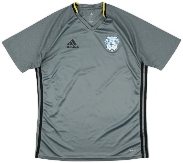 adidas 2016-17 Cardiff City adizero Training Shirt - 8/10 - (L)