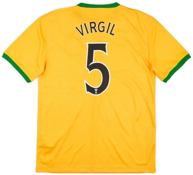 Nike 2013-14 Celtic Away Shirt Virgil #5 (M)