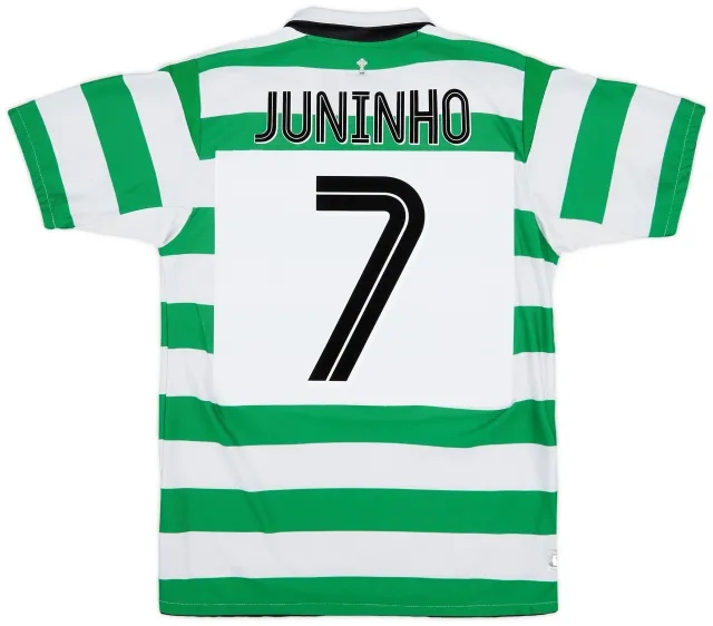 Umbro 2004-05 Celtic Home Shirt Juninho #7 - 7/10 - (S)