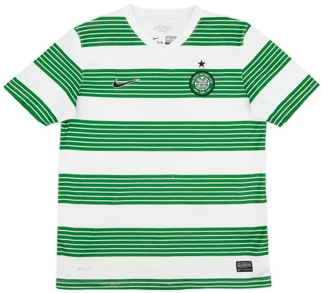 Nike 2013-15 Celtic Home Shirt - 7/10 - (XL.Boys)