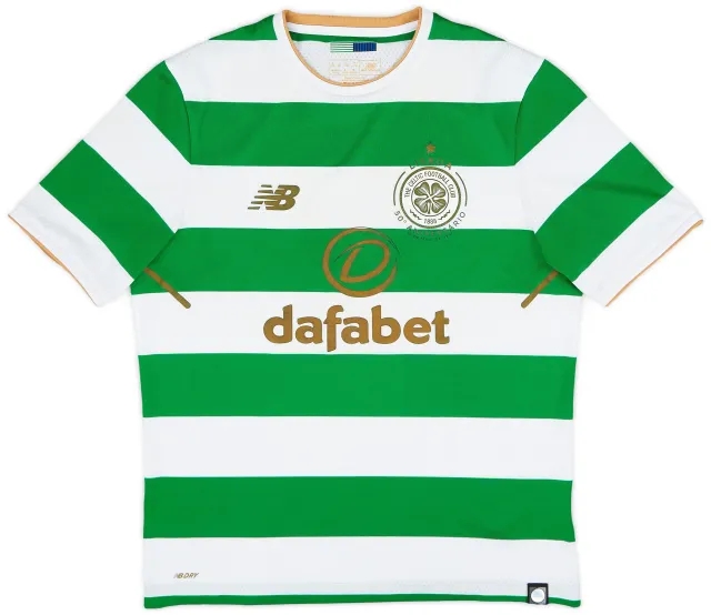 NewBalance 2017-18 Celtic 'Lisbon Lions 50th Anniversary' Home Shirt - 5/10 - (S)