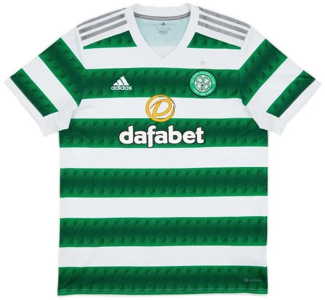 adidas 2022-23 Celtic Home Shirt - 7/10 - (L)