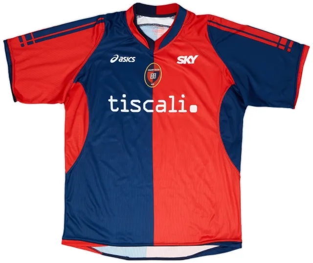 Asics 2006-07 Cagliari Home Shirt - 8/10 - (XL)
