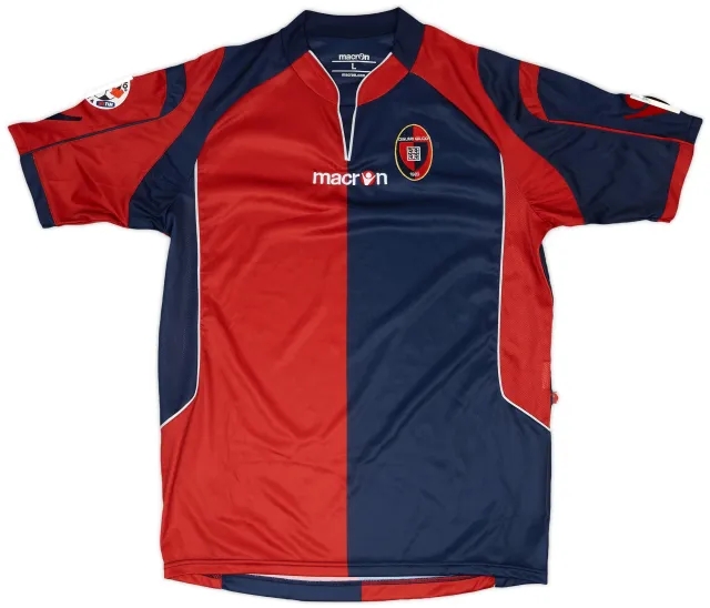 Macron 2009-10 Cagliari Home Shirt - 8/10 - (L)