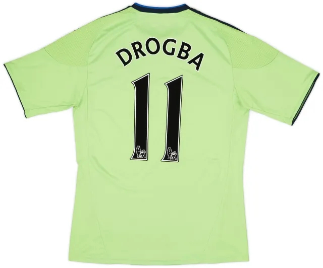 adidas 2010-11 Chelsea Third Shirt Drogba #11 - 5/10 - (M)
